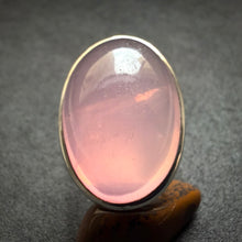 Load image into Gallery viewer, Jugendstil Art Deco Ring 935 Silber Rosenquarz rosa alt antik c. 1920 RG 56