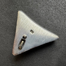 Load image into Gallery viewer, Moderner Designer Anhänger Sterling Silber 925 Saphir blau Goldfassung 8k 333 Gold