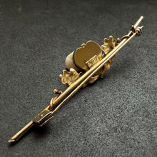 Load image into Gallery viewer, Tracht Designer Brosche 835 Silber vergoldet Grandl Eichel Handarbeit alt antik c. 1920