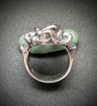 Load image into Gallery viewer, Vintage ring Monika & Burkhard Oly modernism brutalism 835 silver RG 50