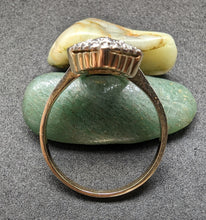 Lade das Bild in den Galerie-Viewer, Antiker Art Deco Ring 14k 585 Gold Diamant alt ca. 1920 RG 53