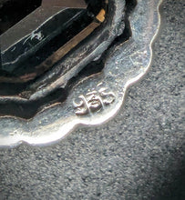 Load image into Gallery viewer, Antique Art Nouveau Art Deco necklace 935 silver smoky quartz marcasite old approx. 1920