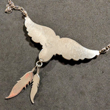 Load image into Gallery viewer, Navajo Inlay Collier Paula Armstrong Sterling Silber 925 Türkis Spiny Oyster