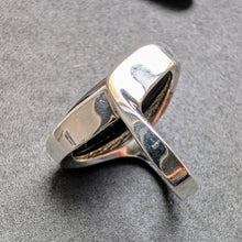 Lade das Bild in den Galerie-Viewer, Vintage Designer Ring 925 Silber Onyx CNP Christian Neusser Pforzheim RG 51 S