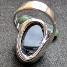 Lade das Bild in den Galerie-Viewer, Vintage Designer Ring 925 Silber Onyx CNP Christian Neusser Pforzheim RG 51 S