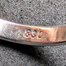 Lade das Bild in den Galerie-Viewer, Jugendstil Art Deco Ring 830 Silber Citrin alt antik c. 1920 RG 54 S