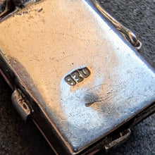 Lade das Bild in den Galerie-Viewer, Art Deco Armband 830 Silber Rhodonit Markasit Handarbeit alt c. 1920 S