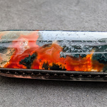 Load image into Gallery viewer, Art Deco Retro Brosche Granulation Silber Moosachat Handarbeit alt c. 1930 S