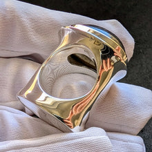 Lade das Bild in den Galerie-Viewer, Designer Ring Rutilquarz Sterling Silber 925 Silberschmiedearbeit 36,7 g RG 58 S