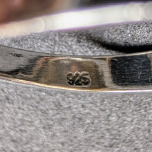 Lade das Bild in den Galerie-Viewer, Vintage Designer Ring 925 Silber Abalone RG 56 S