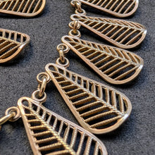 Load image into Gallery viewer, Art Deco designer necklace chain 835 silver gold-plated silversmith work S