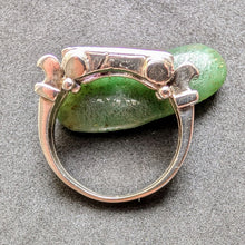 Load image into Gallery viewer, Art Deco ring 935 silver amethyst old antique c. 1920 RG 54/55 S