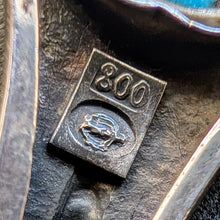 Lade das Bild in den Galerie-Viewer, Jugendstil Collier Türkis Gemme 800 Silber mit Kette alt antik c. 1900