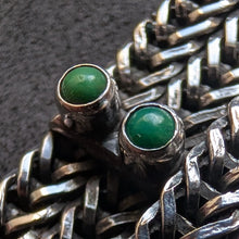 Lade das Bild in den Galerie-Viewer, Vintage Gustav Hauber Midcentury Armband 835 Silber Türkis alt c. 1950 S