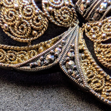 Lade das Bild in den Galerie-Viewer, Art Deco Brosche TF Theodor Fahrner Hämatit Markasit 925 Silber alt c. 1930s S