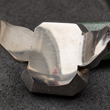 Lade das Bild in den Galerie-Viewer, Jugendstil Monogramm Ring 835 Silber freie Platte zum Gravieren Initialen RG 62