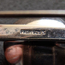 Lade das Bild in den Galerie-Viewer, Vintage Brosche NE From Denmark 925 Silber Bernstein Silberschmiedearbeit alt S