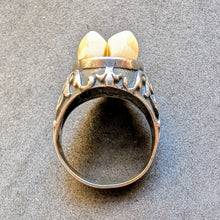 Load image into Gallery viewer, Traditional ring 835 silver Grandl old antique c. 1900 RG 58 S