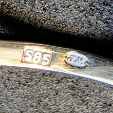 Load image into Gallery viewer, Vintage Toi et Moi ring 14k 585 gold diamond brilliant 0.30 carat Vienna RG 58/59 S