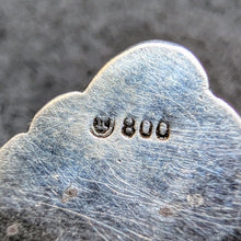 Load image into Gallery viewer, Art Nouveau brooch putto angel dragonfly wings 800 silver old antique c. 1910 S