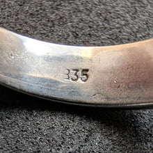 Load image into Gallery viewer, Vintage Midcentury Designer Ring 835 Silber Amazonit alt RG 54 S