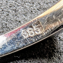 Load image into Gallery viewer, Entourage Ring 585 Gold Saphir Ceylon Sri Lanka 3 Carat No Heat Diamant RG 60 S