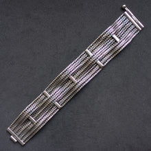 Lade das Bild in den Galerie-Viewer, Vintage Gustav Hauber Midcentury Armband 835 Silber Türkis alt c. 1950 S