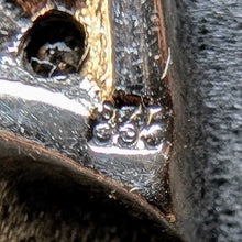 Lade das Bild in den Galerie-Viewer, Jugendstil Brosche 835 Silber Schleife Paste Silberschmiedearbeit alt c. 1920 S