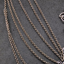 Lade das Bild in den Galerie-Viewer, Vintage Tracht Collier 925 Silber BS Bartel & Sohn Amethyst Perle Kropfkette S