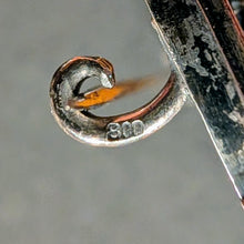 Lade das Bild in den Galerie-Viewer, Jugendstil Art Deco Brosche 800 Silber Butterscotch Bernstein antik c. 1920 S