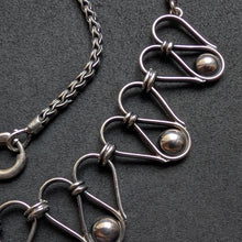 Lade das Bild in den Galerie-Viewer, Vintage Designer Collier 835 Silber Gustav Hauber Midcentury alt c. 1950 S