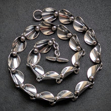 Lade das Bild in den Galerie-Viewer, Vintage Designer Collier Niels Erik NE From Denmark Sterling Silber 925 alt S