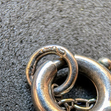 Lade das Bild in den Galerie-Viewer, Jugendstil Lavalliere Collier Silber grüner Quarz alt antik c. 1910 S