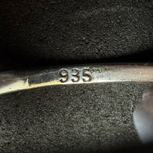 Load image into Gallery viewer, Jugendstil Art Deco Ring 935 Silber Rosenquarz rosa alt antik c. 1920 RG 56
