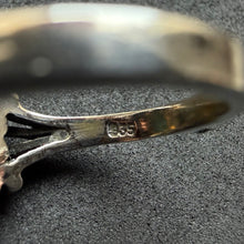 Load image into Gallery viewer, Vintage Tracht Ring 835 Silber vergoldet Amazonit RG 56/57
