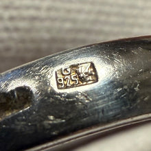 Load image into Gallery viewer, Vintage Ring Bernstein Sterling Silber 925 RG 57/58
