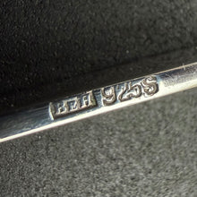 Load image into Gallery viewer, Vintage Anhänger Bengt Hallberg Schweden grüner Achat Sterling Silber 925
