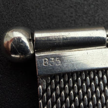 Load image into Gallery viewer, Vintage Gustav Hauber Midcentury Armband 835 Silber Amethyst Handarbeit alt c. 1950
