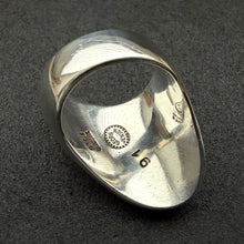 Load image into Gallery viewer, Vintage Georg Jensen Denmark Nr. 91 Designer Ring Sterling Silber 925 RG 52/53 S
