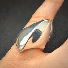 Load image into Gallery viewer, Vintage Georg Jensen Denmark Nr. 91 Designer Ring Sterling Silber 925 RG 52/53 S
