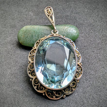 Lade das Bild in den Galerie-Viewer, Jugendstil Anhänger 835 Silber alt antik c. 1920 S
