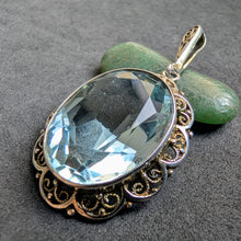 Lade das Bild in den Galerie-Viewer, Jugendstil Anhänger 835 Silber alt antik c. 1920 S
