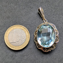 Lade das Bild in den Galerie-Viewer, Jugendstil Anhänger 835 Silber alt antik c. 1920 S
