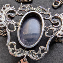 Load image into Gallery viewer, Vintage Tracht Designer Necklace Amethyst 835 Silver BAS old S
