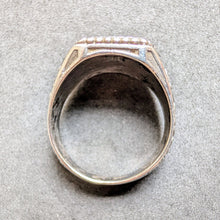 Lade das Bild in den Galerie-Viewer, Jugendstil Monogramm Ring 800 Silber EK KE alt c. 1920 RG 63 S
