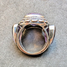 Load image into Gallery viewer, Art Nouveau Art Deco Ring 900 Silver Amethyst Design old antique c. 1920 RG 49 S
