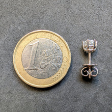Lade das Bild in den Galerie-Viewer, Ohrstecker 950 Platin Diamant Old Mine Cut c. 0,60 Carat Ohrring einzeln S
