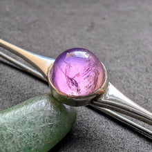Load image into Gallery viewer, Art Deco Brosche 800 Silber Amethyst alt c. 1930 S
