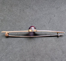 Load image into Gallery viewer, Art Deco brooch 800 silver amethyst old c. 1930 S
