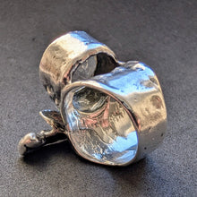 Lade das Bild in den Galerie-Viewer, Vintage Ring Monika &amp; Burkhard Oly 835 Silber Bergkristall Modernismus RG 58 S
